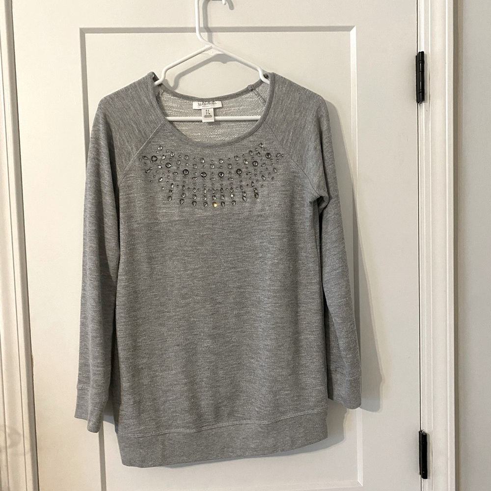 Gray Motherhood Maternity sweatshirt, size S